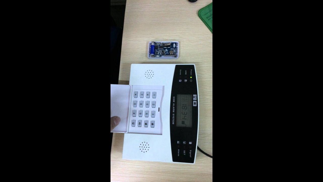 how to setting the personal code of alarm system