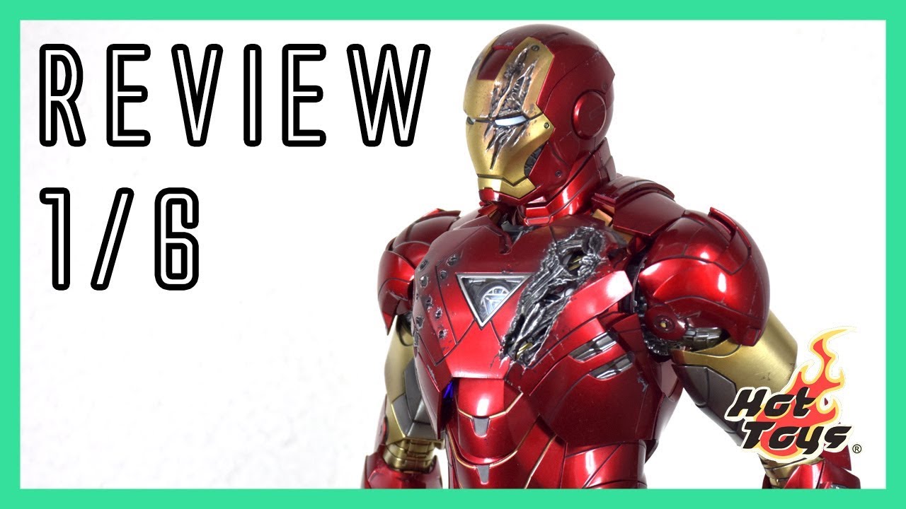 Hot Toys Iron Man Mark VI 2018 - Diecast Avengers Special Edition 1/6 review MMS378 D17