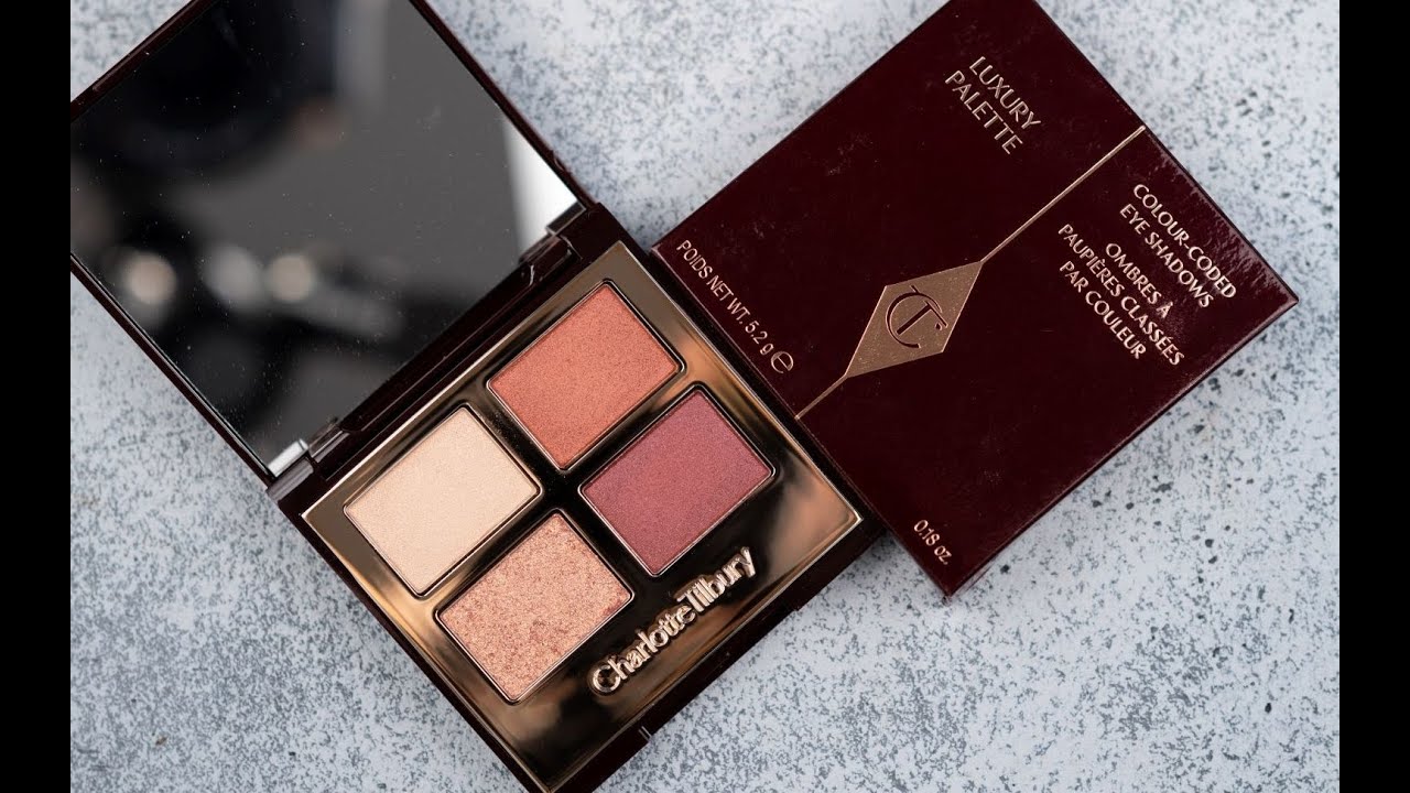 【深蓝的干货】Charlotte Tilbury Walk of Shame 四色眼影盘试色+上眼+测评
