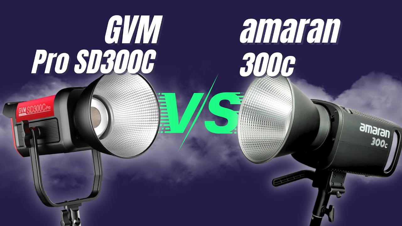 GVM Pro SD300C RGB LED Monolight Review – How Does It Compare to the amaran 300c?