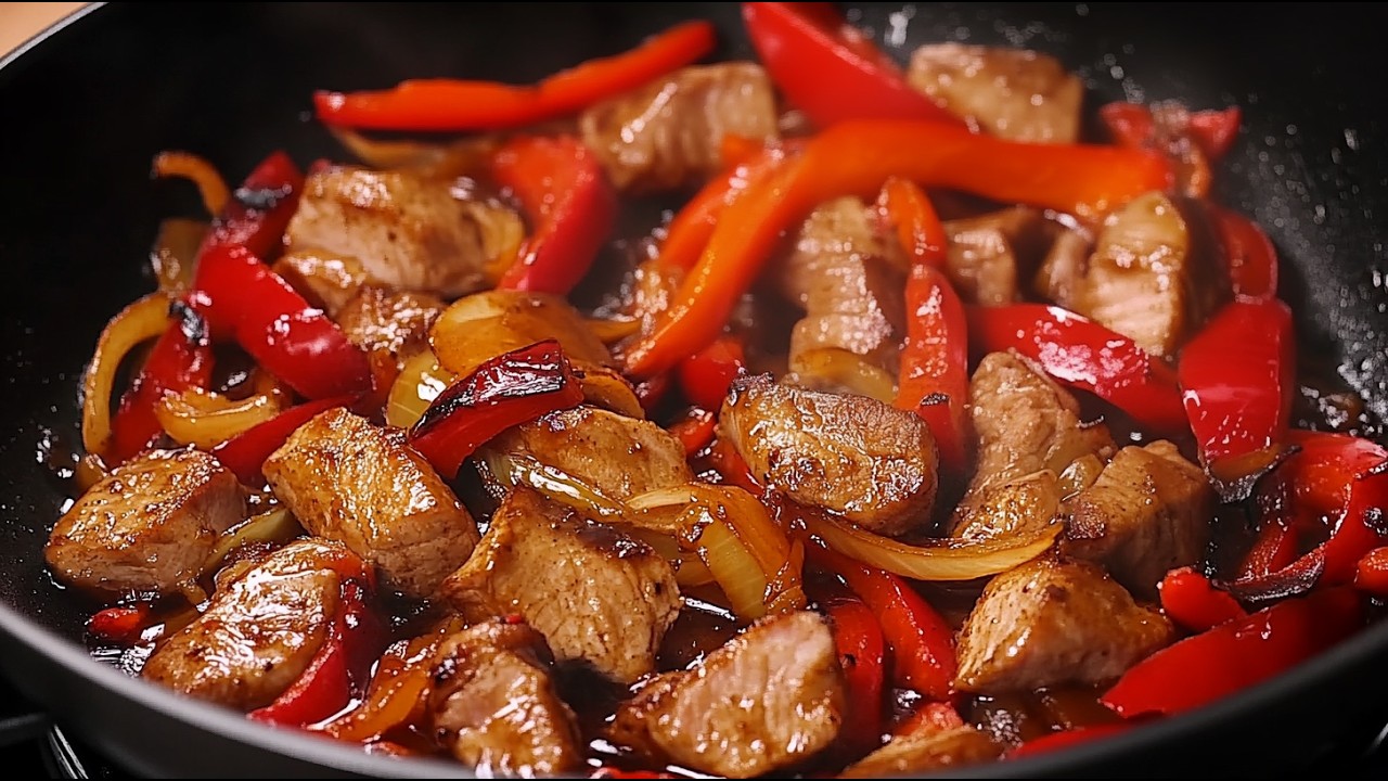 Сочная свинина в изысканном винном соусе! Божественный вкус!