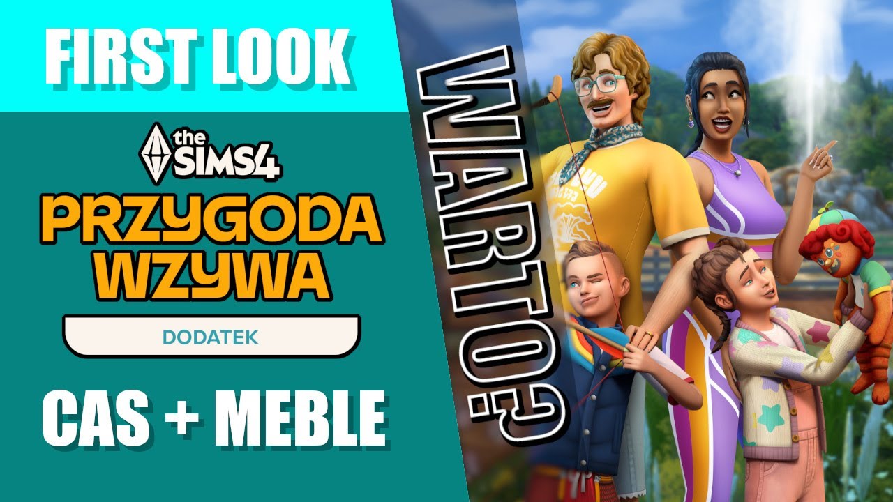 CO NAPRAWDĘ SĄDZĘ O TYM DODATKU ‼️ THE SIMS 4 PRZYGODA WZYWA FIRST LOOK CAS I MEBLE ‼️ CZY WARTO?