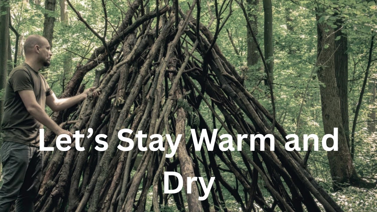 Mastering the Art of Survival Building a Debris Hut with Boy Scouts!