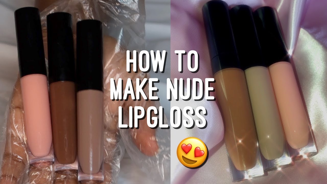 DIY : NUDE LIPGLOSS (STEP BY STEP) I HOW TO MAKE LIPGLOSS