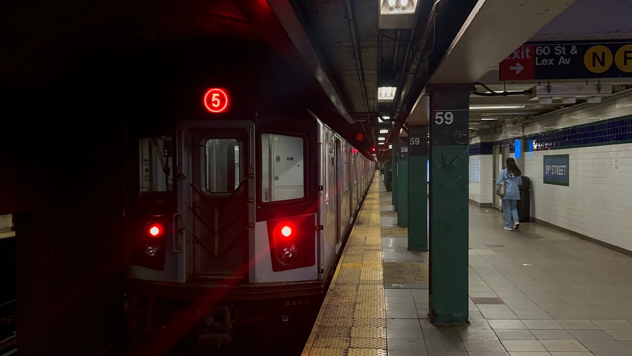 IRT Lexington Ave Line: Downtown (4) (5) (6) Express Trains @ 59th Street (R62A, R142, R142A)