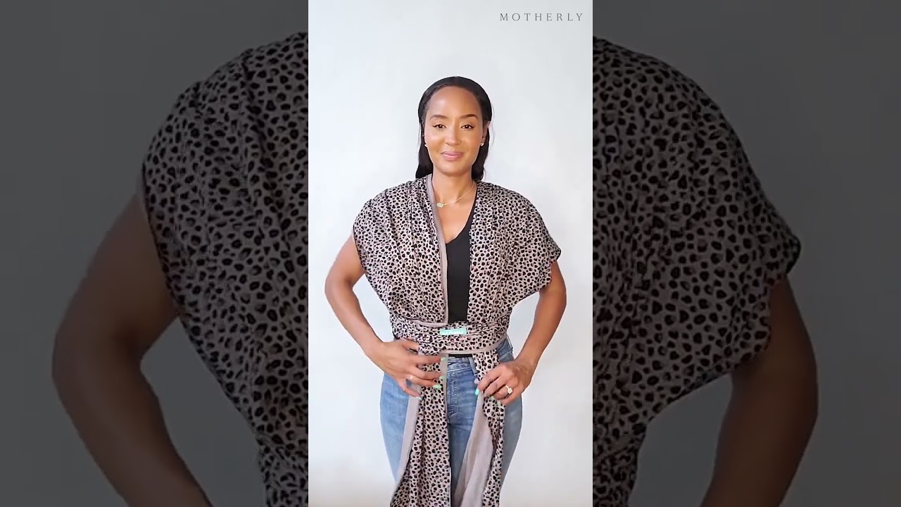 How to tie a baby wrap carrier