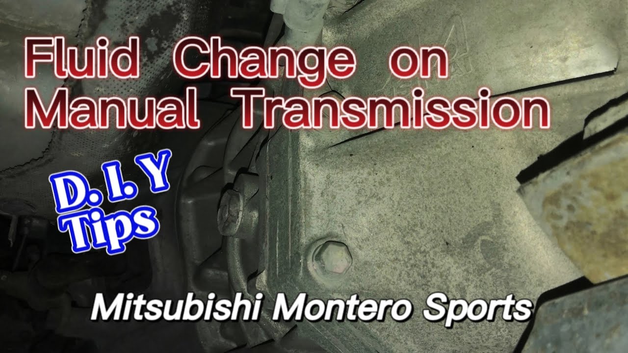 D.I.Y Tips: How to Change of Fluid on MANUAL TRANSMISSION : Mitsubishi Montero Sports Gen. 2