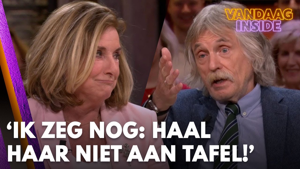 Johan na opmerking Catherine Keyl: 'Ik zeg nog: haal haar niet aan tafel!' | VANDAAG INSIDE