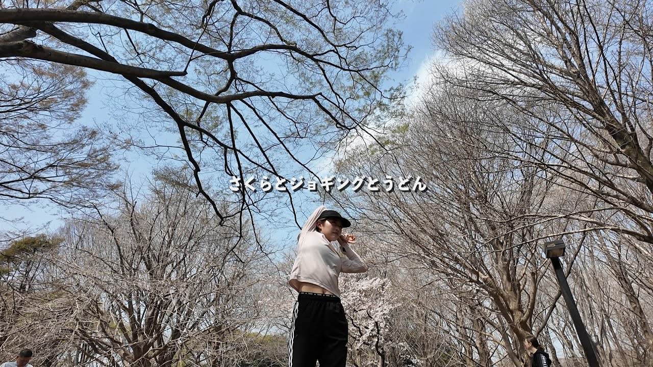 【代々木公園お花見RUN】「ひるおび」終わりに走って美味しいうどんを食べました。