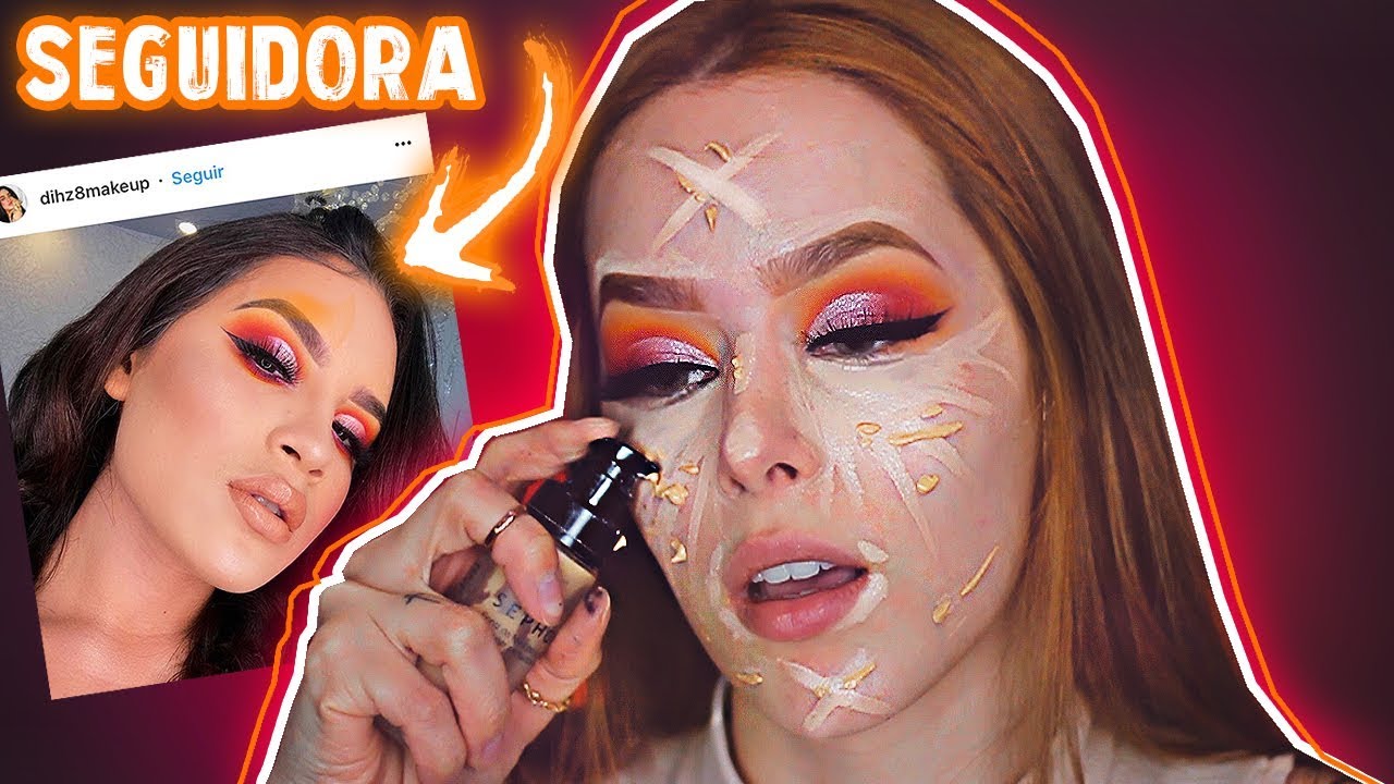 IMITEI A MAKE DE UMA SEGUIDORA!