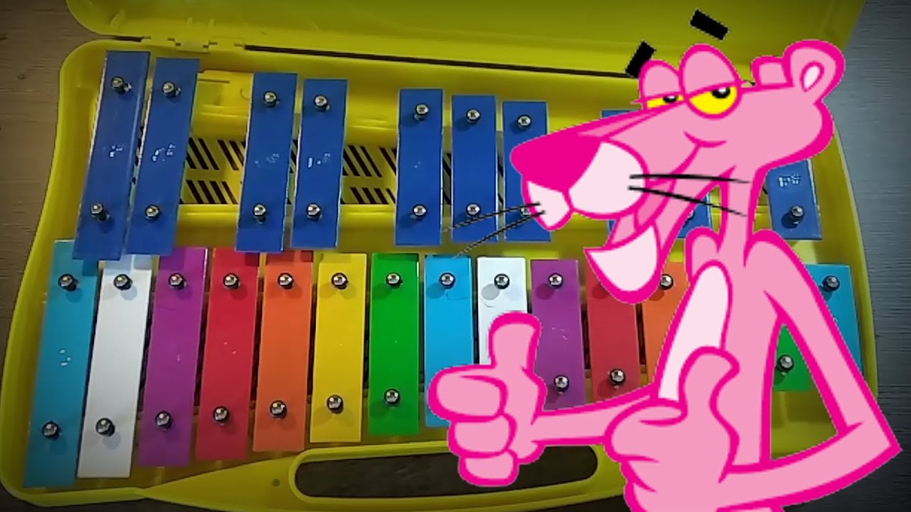 La Pantera Rosa en Metalófono / Xilófono / Tutorial Fácil 💥