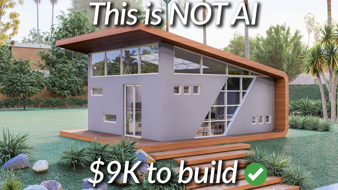 (6x7 Meters) Tiny House Design | 1 Bedroom Modern Small House Tour