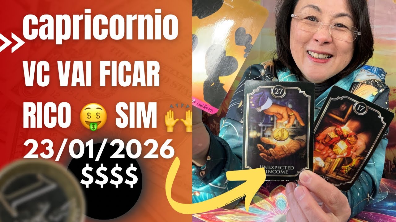 Capricórnio ♑️ VOCÊ TEM TUDO DE SER RICO 🤑 VC  DEVE  ACREDITAR QUE PODE SER RICO 🤑 SIM 🙌 