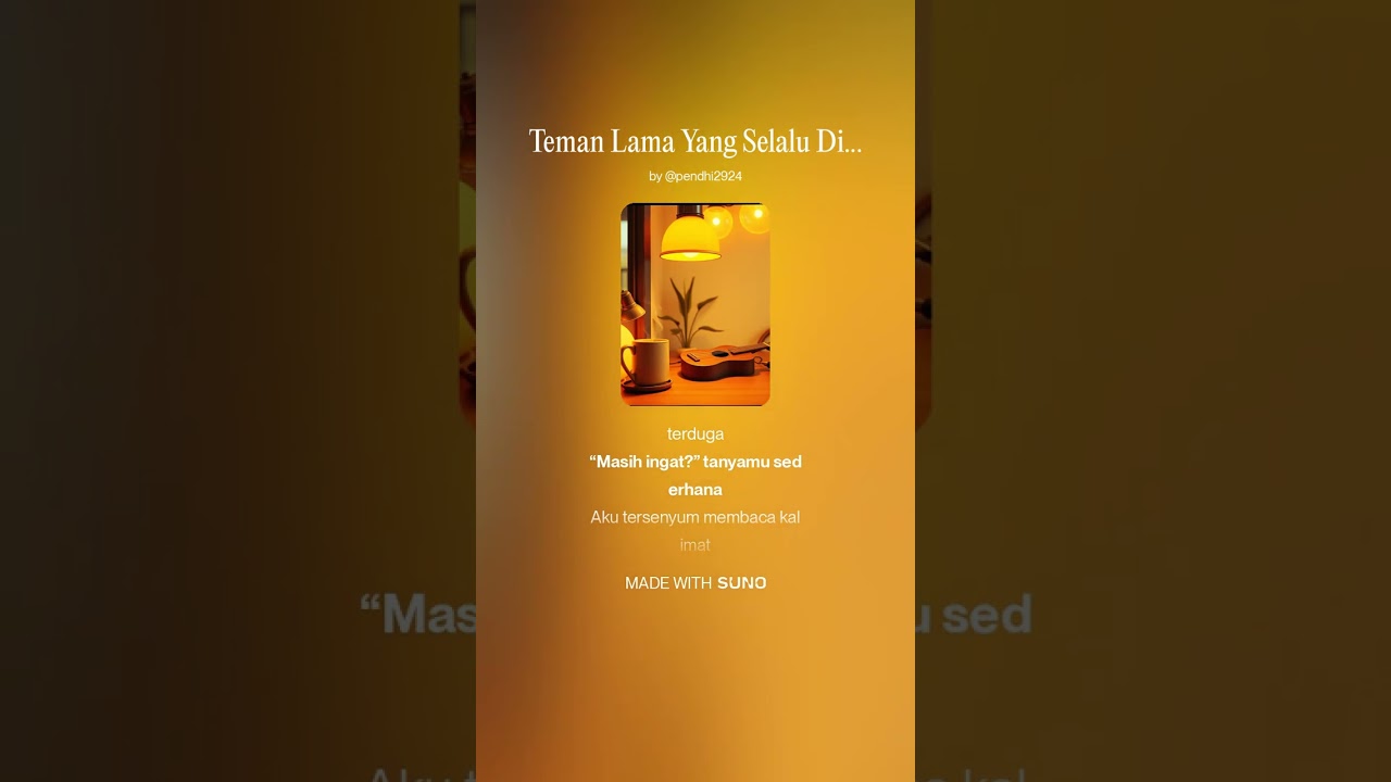 Teman Lama Yang Selalu Dirindukan
