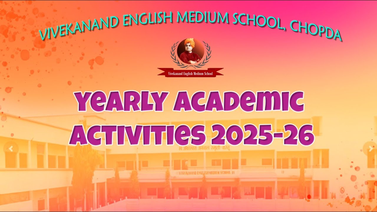 YEARLY ACADEMIC ACTIVITIES 2025-26