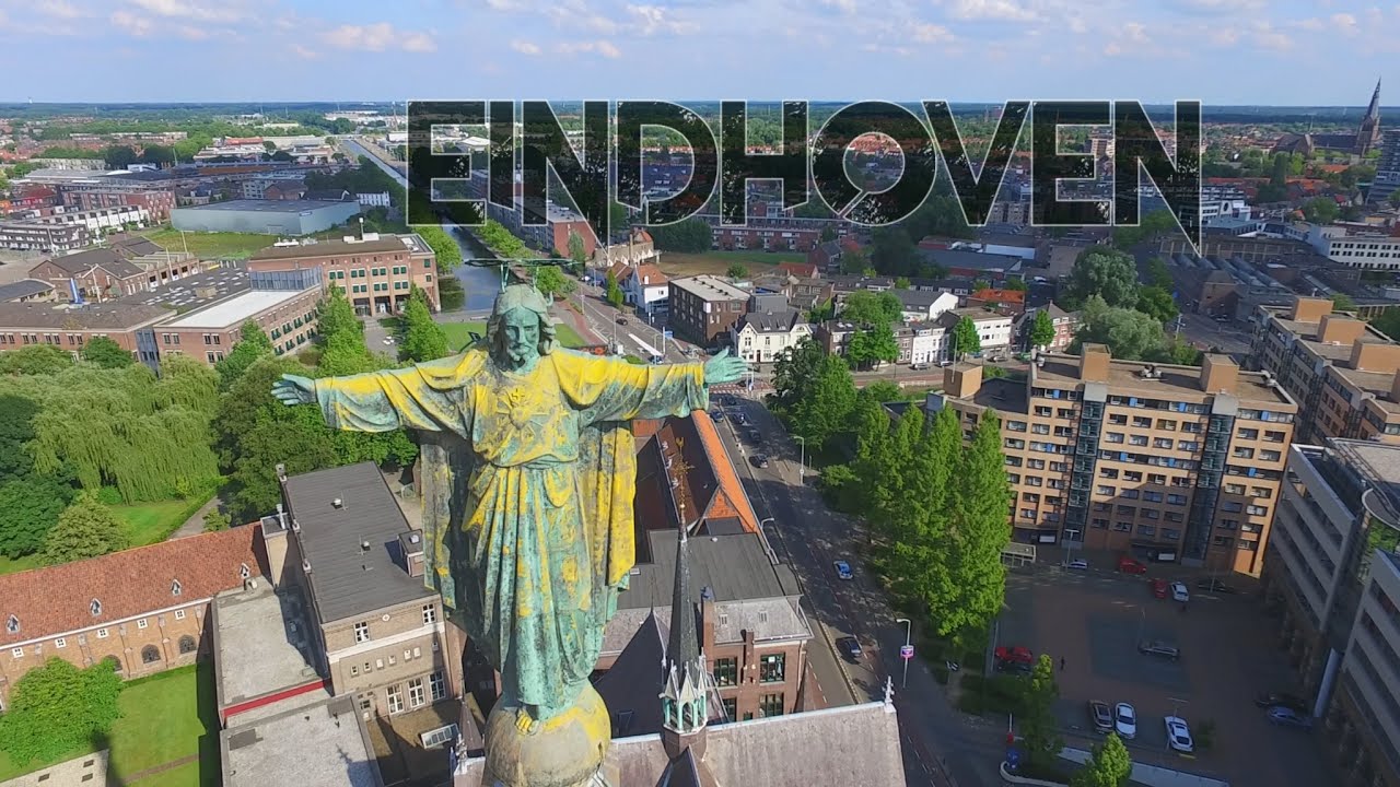 Netherlands Eindhoven cinematic drone footage