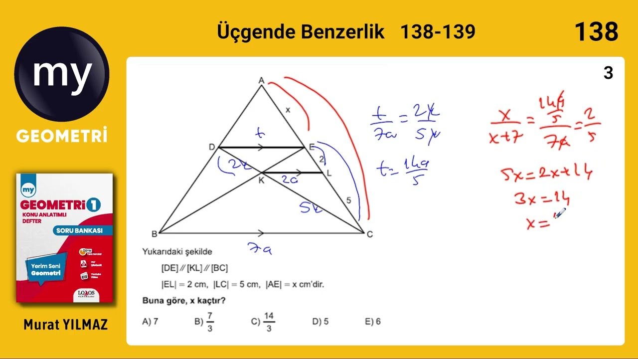 Üçgende Benzerlik Test 1