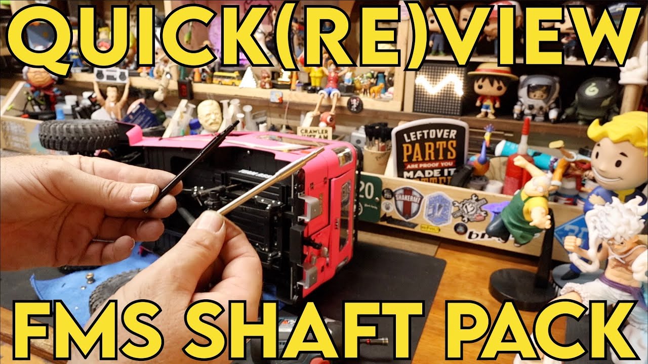 Crawler Canyon Quick(re)view: FMS Shaft Pack (inner and outer driveshafts)