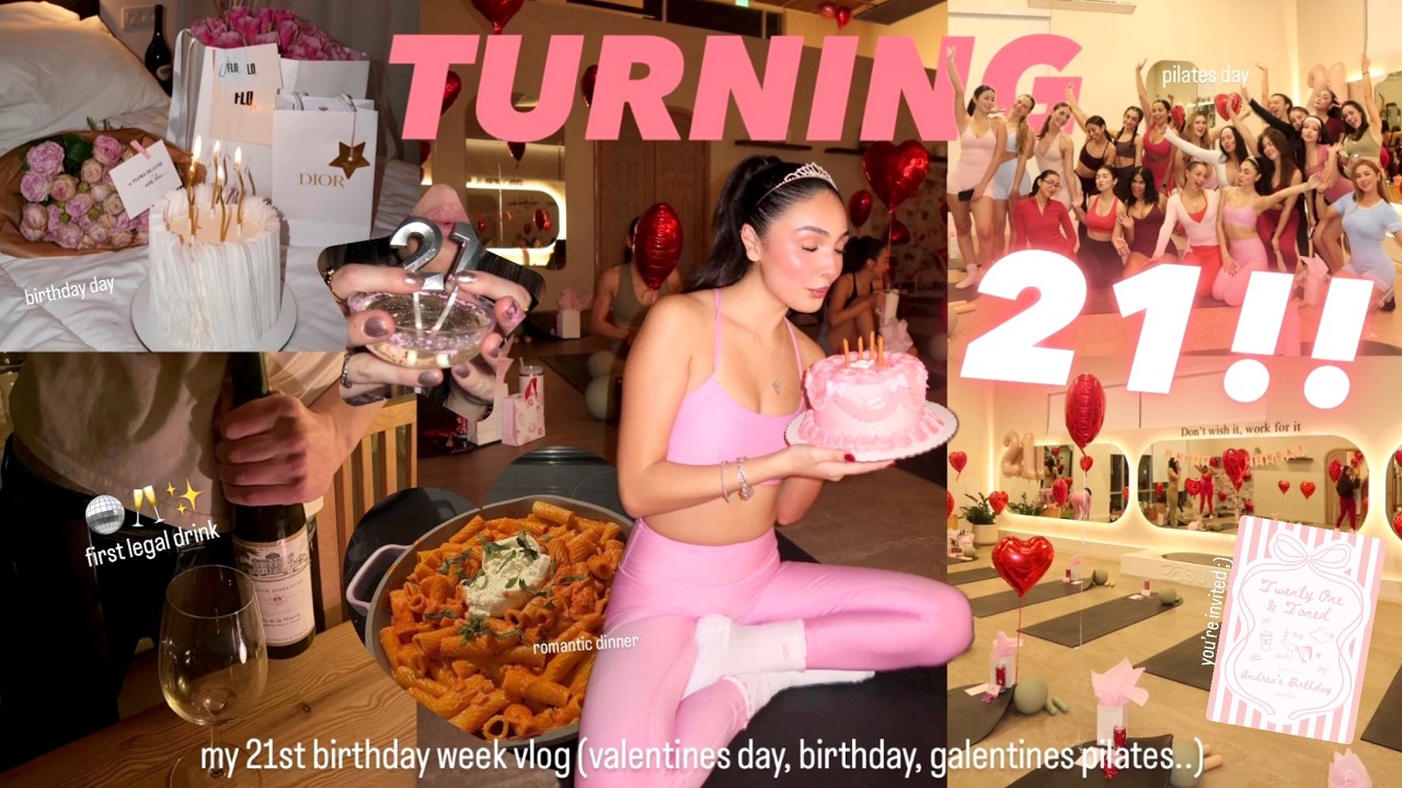 spend my 21st birthday weekend with me !! (bday, pilates, haul, buying my first drink..)