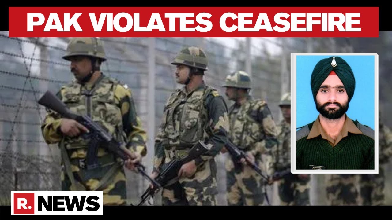J&K: Pakistan Violates Ceasefire Along LoC; One Indian Soldier Martyred