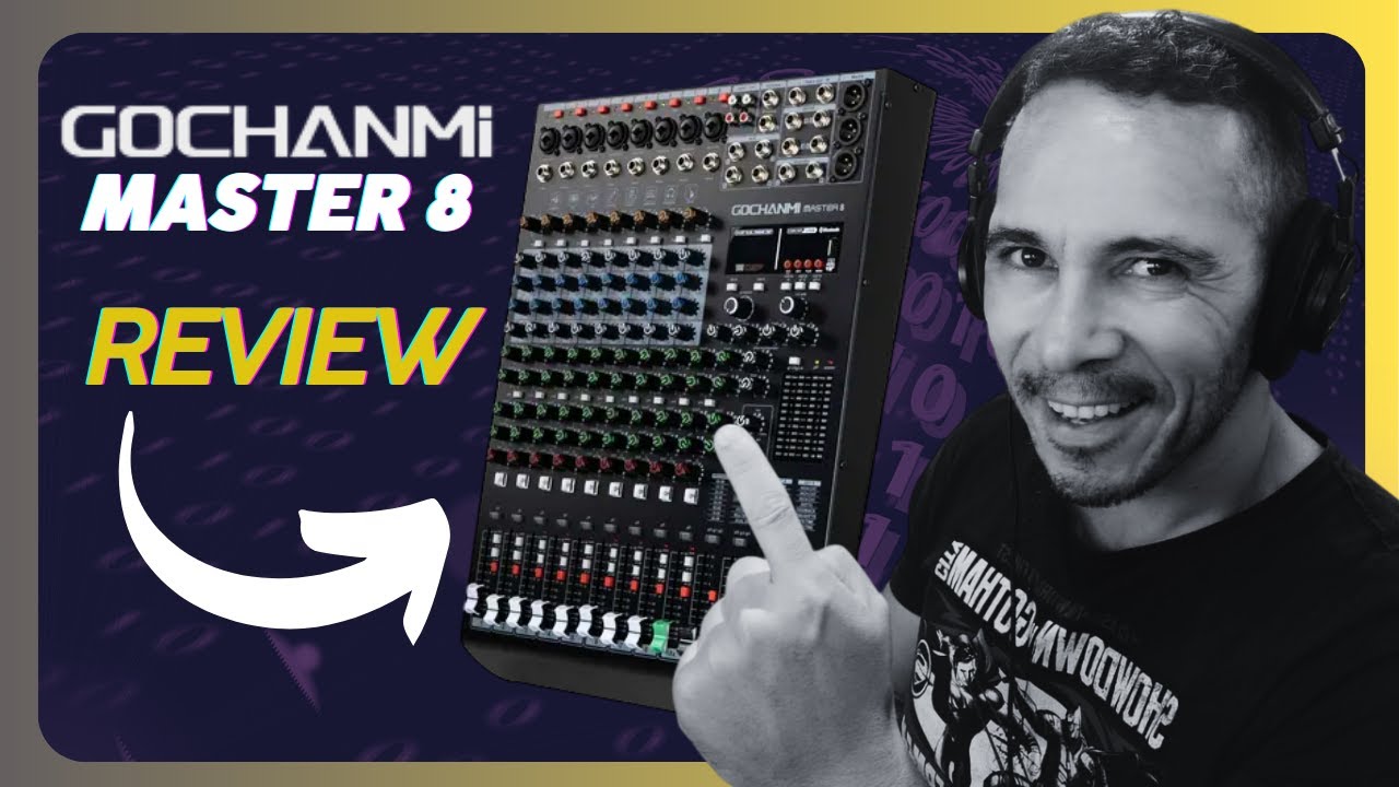 Mesa de som GOCHANMI MASTER 8 - Review completo