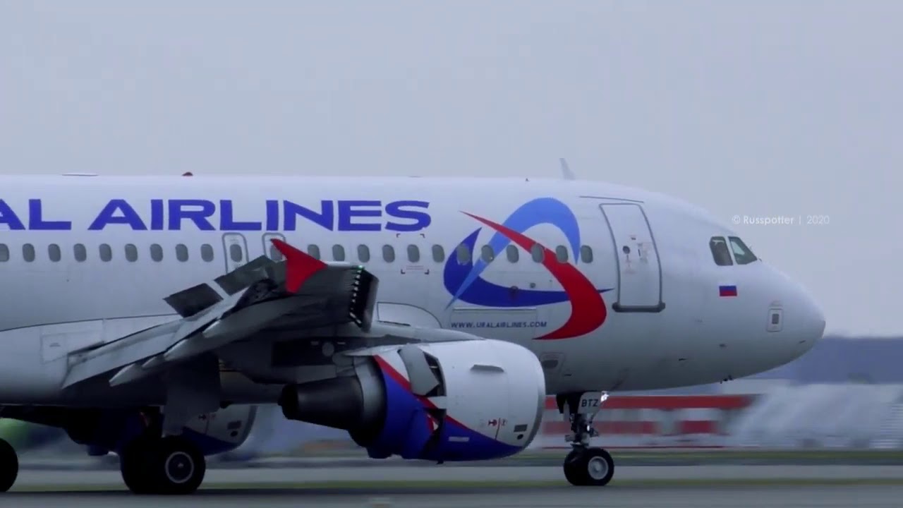 Somon Air Boeing 737-800 landing and take-off