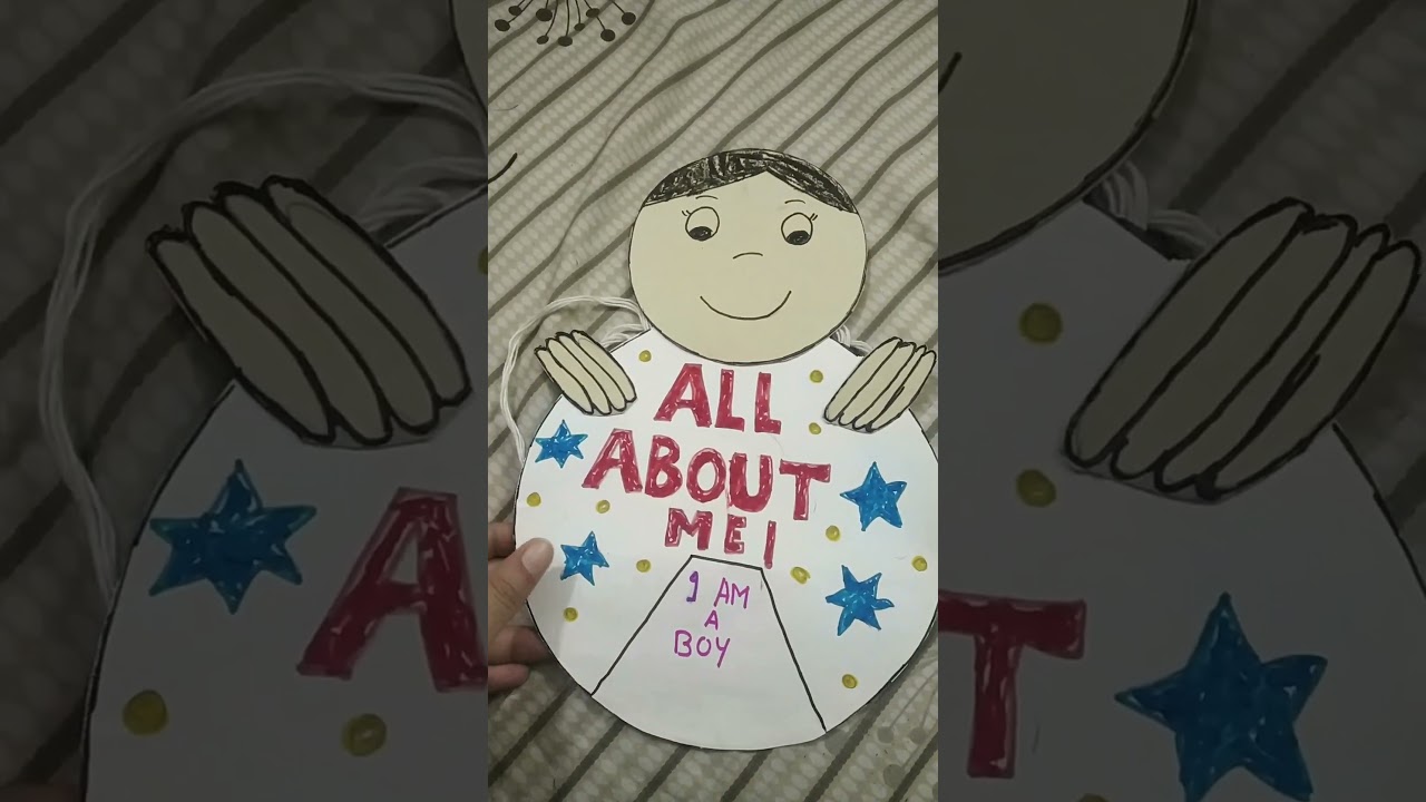 All about me#craft activity#fun prop#ytshorts