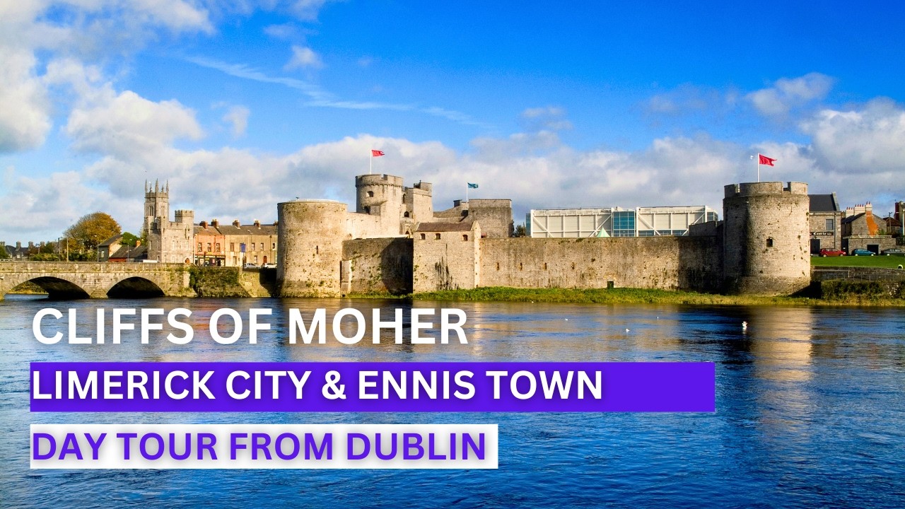Cliffs of Moher, Historic Limerick City & Ennis Day Tour From Dublin with Wild Rover Tours.