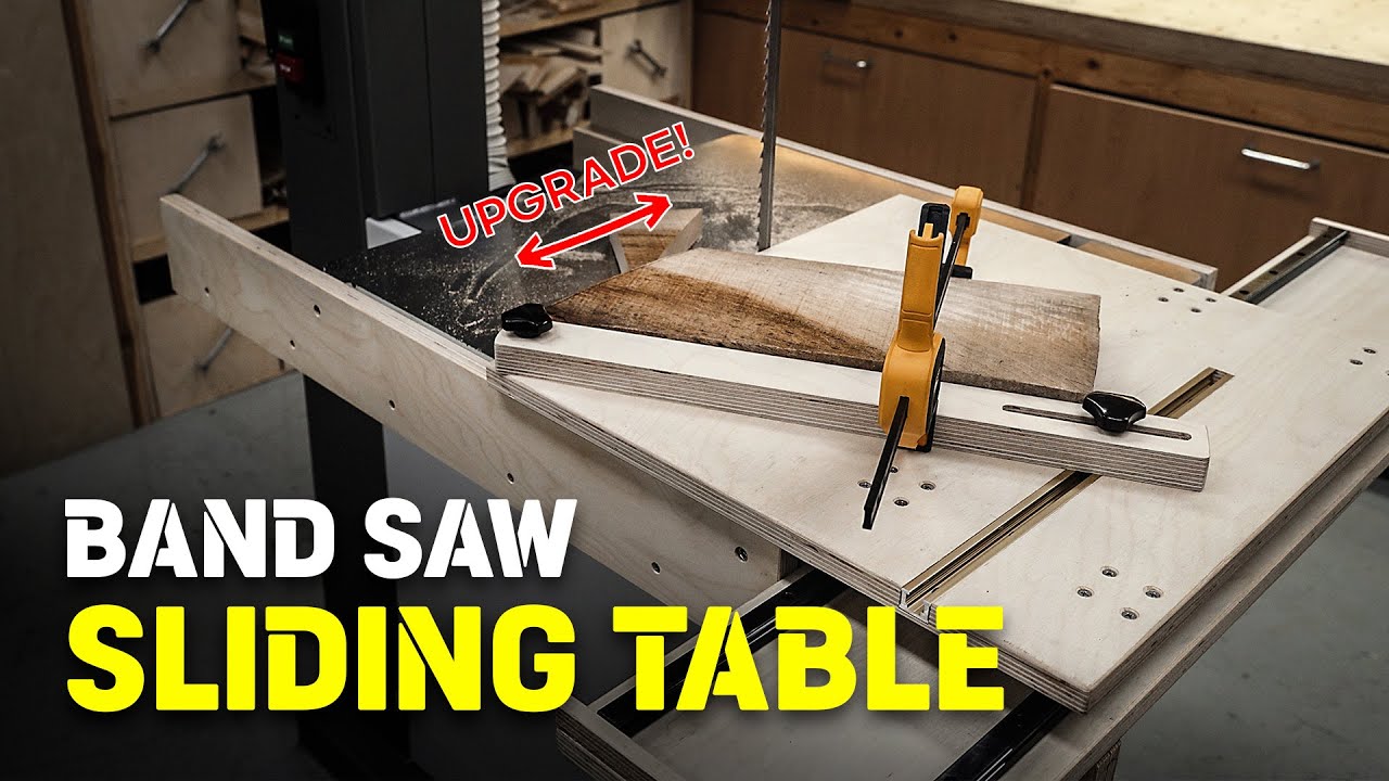 Band Saw Sliding Table / Upgrade #1 │ DIY