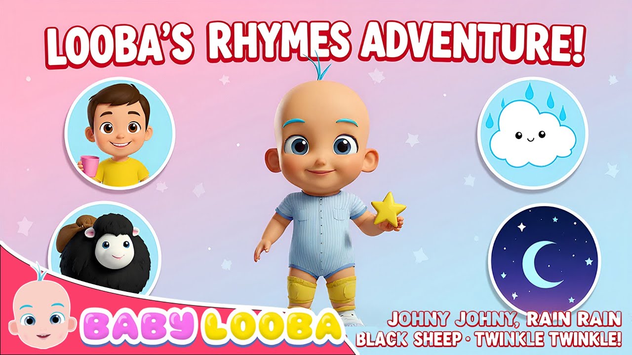Baby Looba Mix Rhymes | @Baby Looba - Nursery Rhymes - Nursery Rhymes | #labubu #nurseryrhymes #babylooba #dinosaur