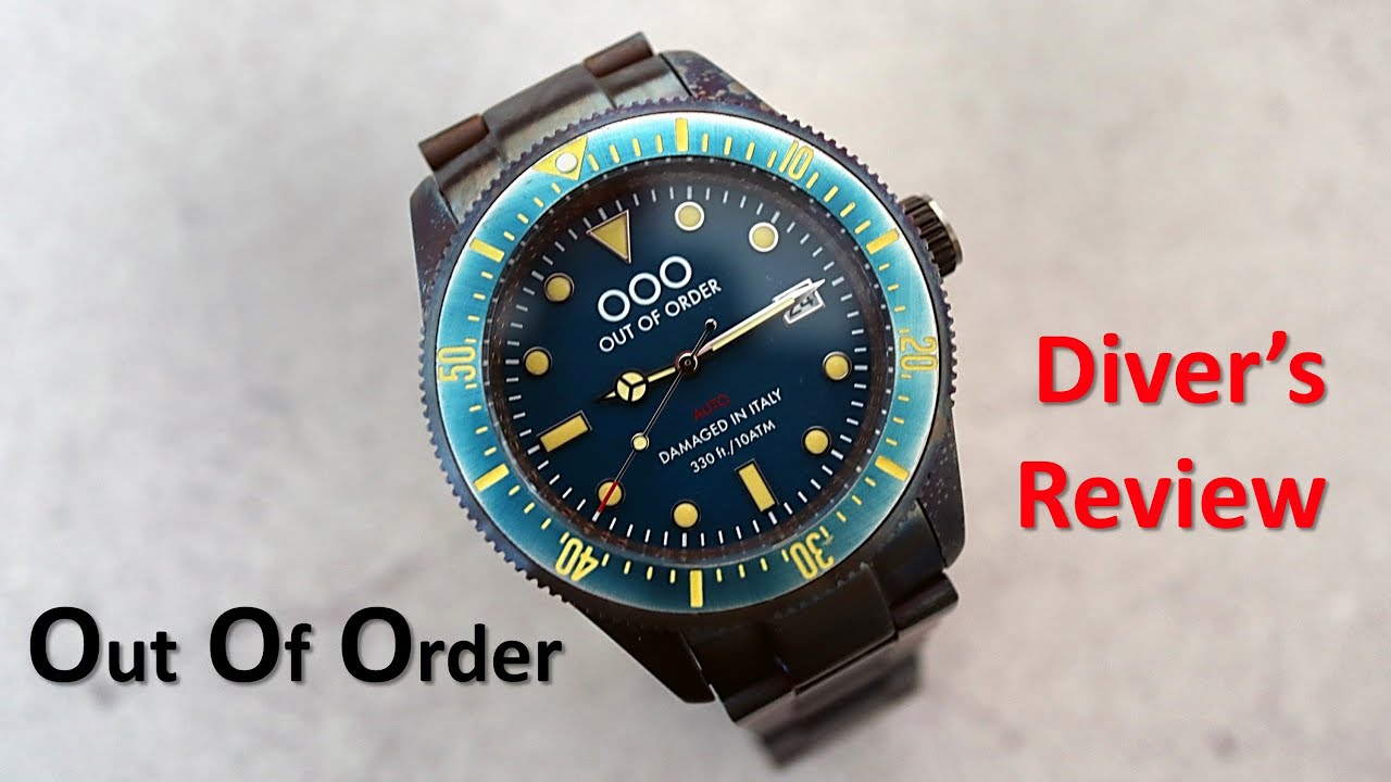 Vintage-Inspired Dive Watches from Italy - Out Of Order Diver Review
