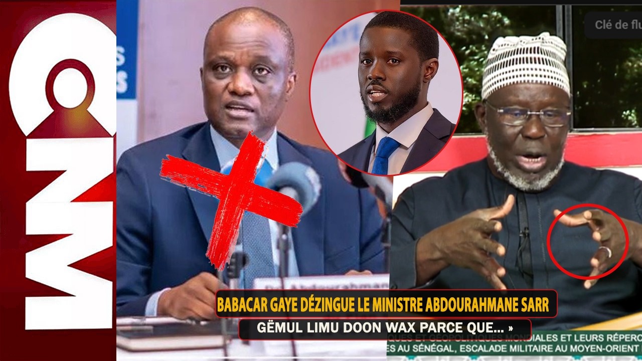 Babacar Gaye dézingue le Ministre Abdourahmane Sarr « gëmul limu doon wax parce que… »