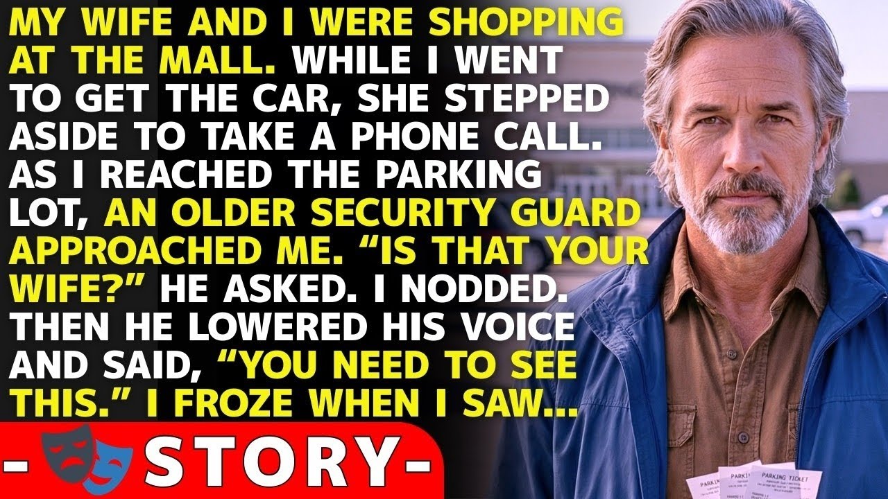 “Is That Your Wife?” An Older Security Guard Asked — Then He Whispered, “You Need to See This”