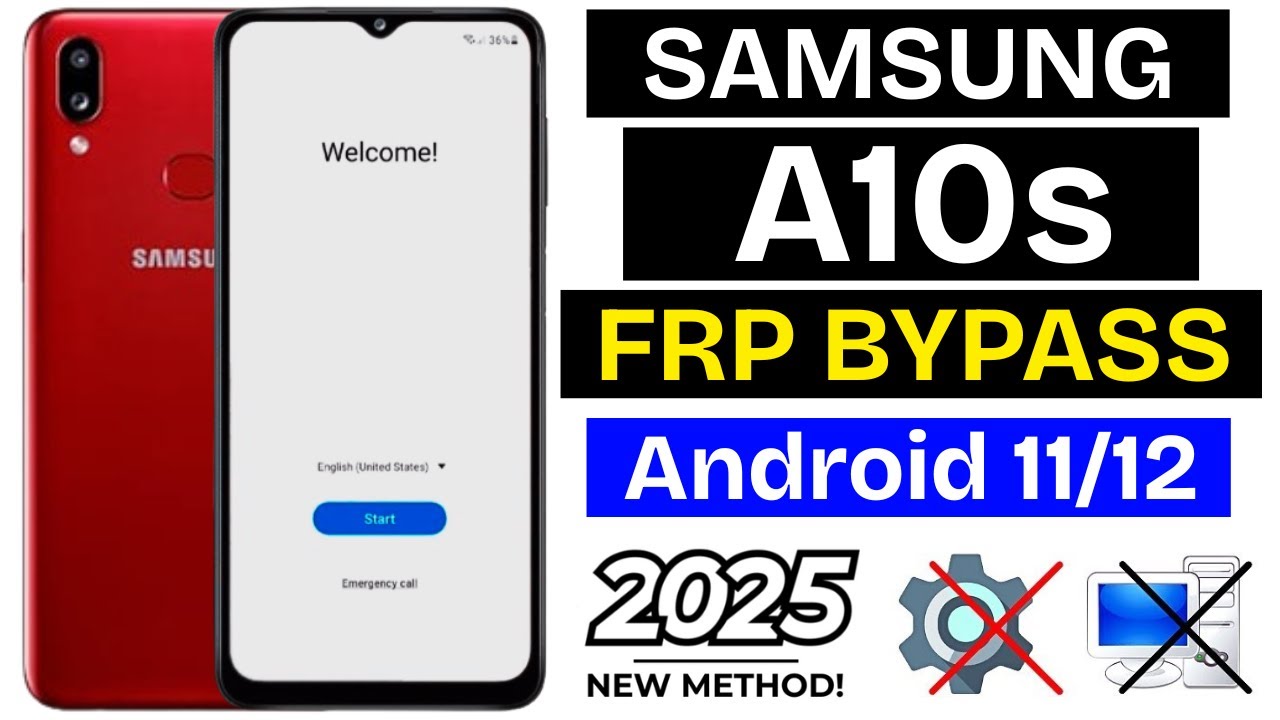Samsung Galaxy A10s FRP Bypass Android 11/12 Without Pc | Samsung (SM-A107F) Google Account Bypass