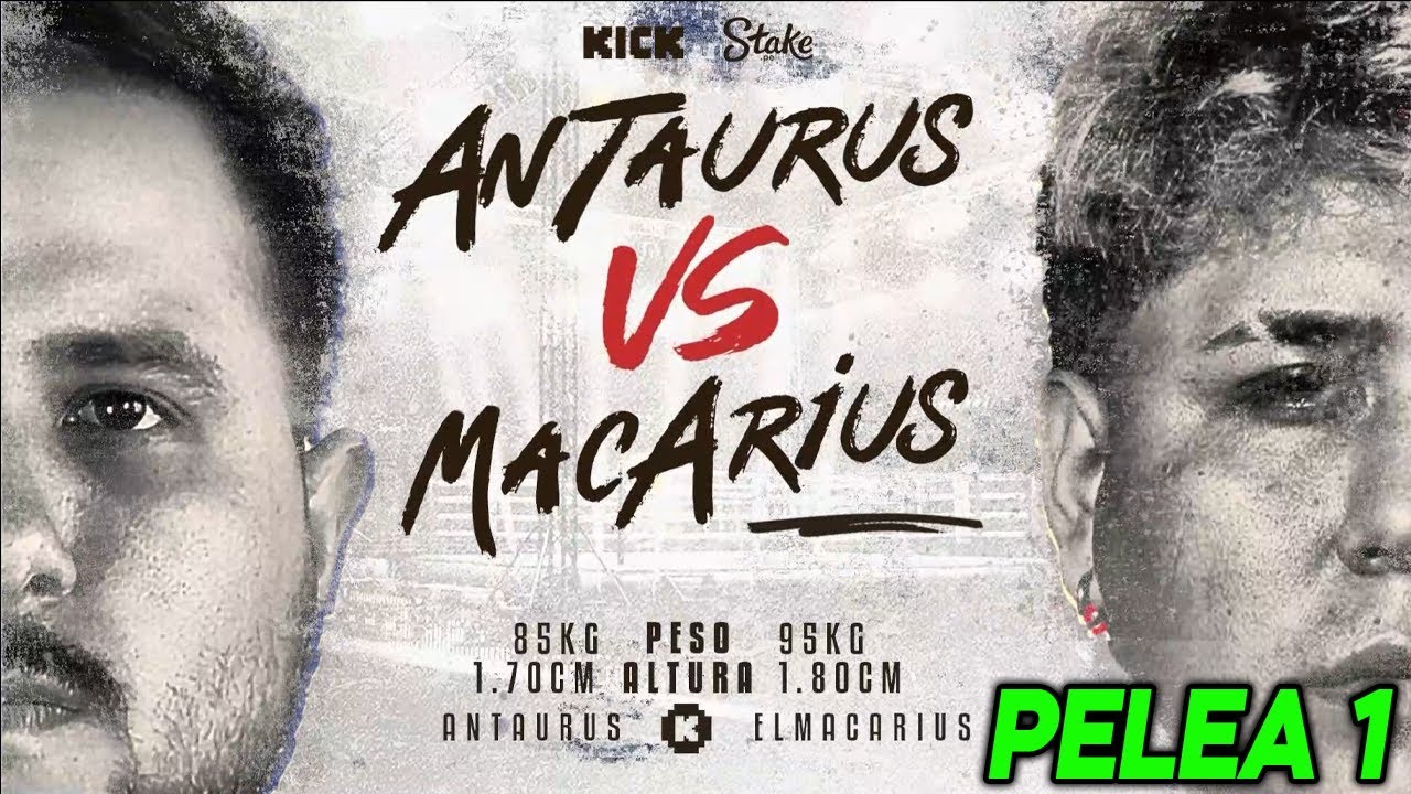 🔥FULL SHOW🔥ANTAURUS VS MACARIUS PELEA 1 A LOS GUANTES PE