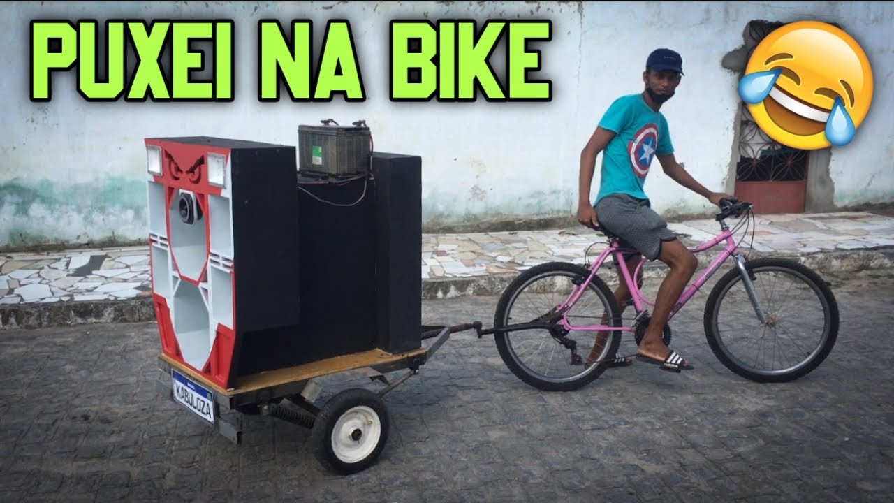 puxei o  MINI PAREDAO  de um amigo na bike 😂