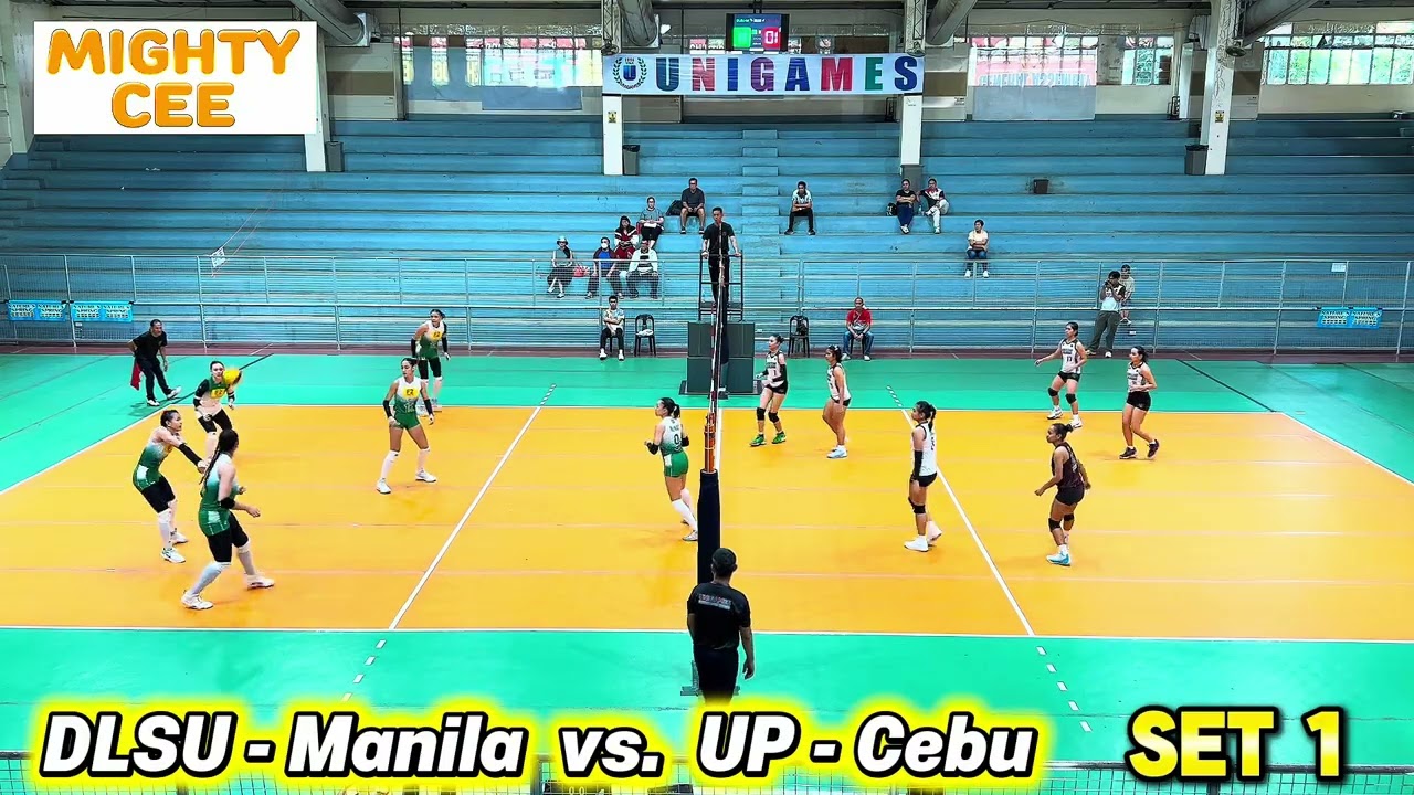 De La Salle University Manila vs. UP Cebu Women’s Volleyball Quarter Finals Set 1