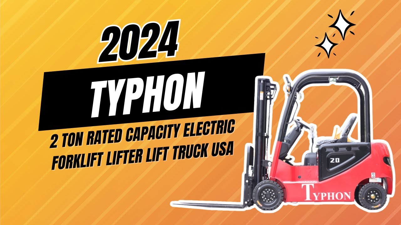 Meet the TYPHON Hi-Lo 20: The Ultimate Electric Forklift for Indoor Handling
