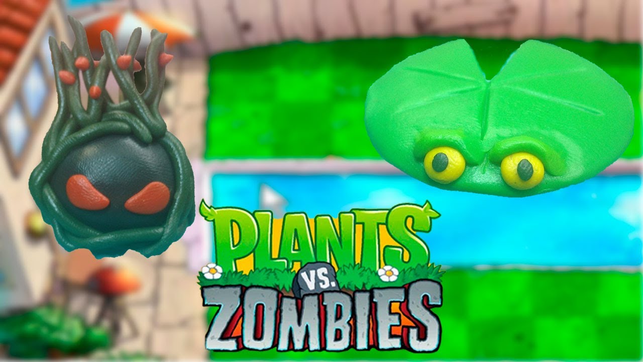 Como hacer plantas vs zombies de plastilina (Nenufar y Zampalga)