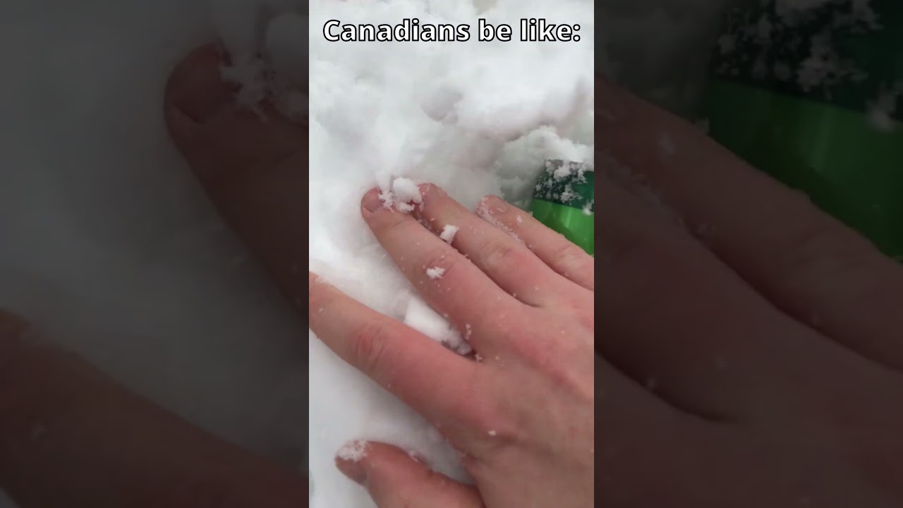 Canadians be like