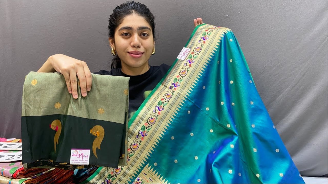 Borcade  Paithani special collection 🥰of Kasturi Paithani Yeola