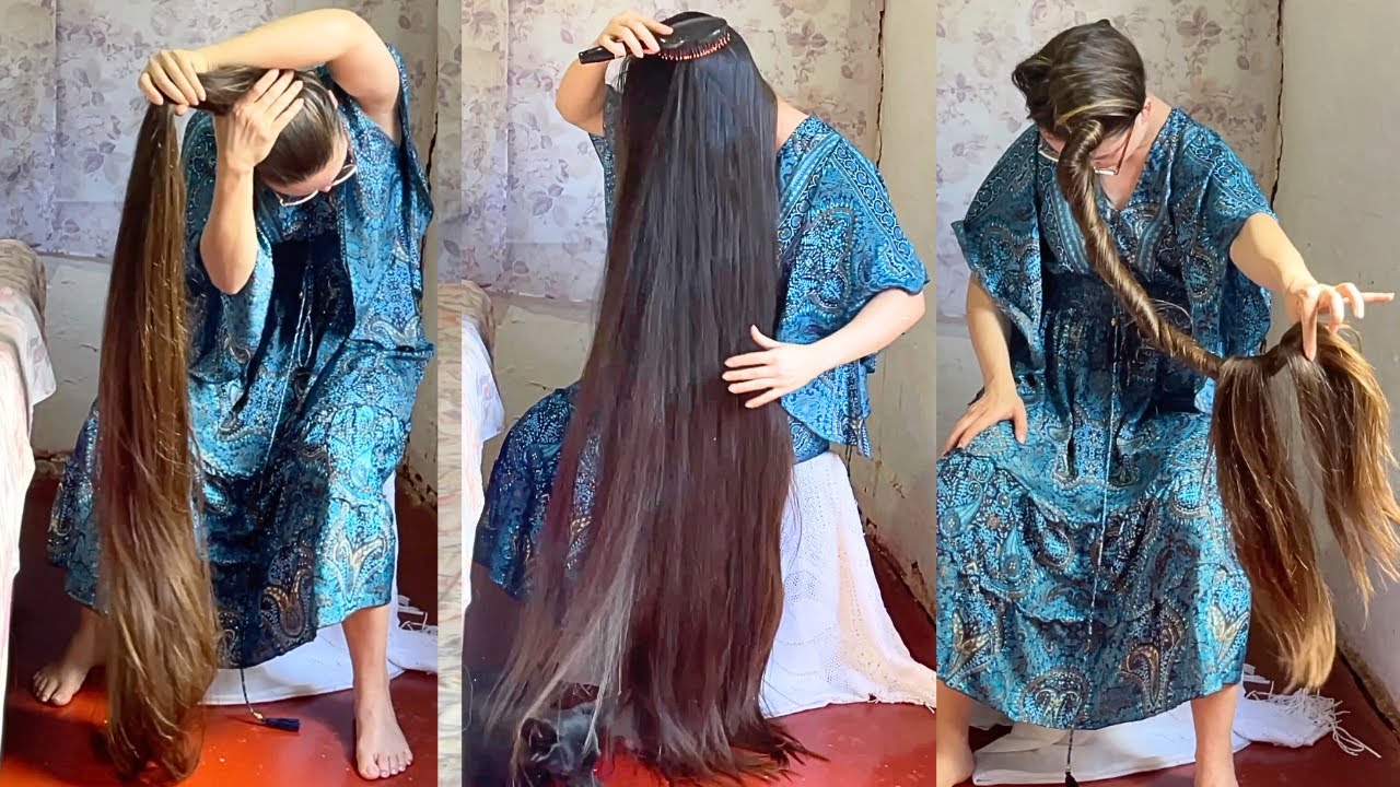 RealRapunzels | Stefany's Beautiful Blue Dress (preview)