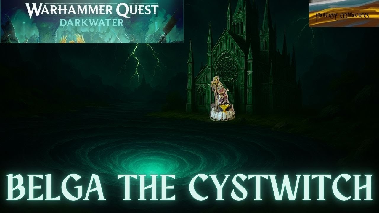 Warhammer Quest Darkwater - Belga the Cystwitch #warhammercommunity #warhammerminiatures 