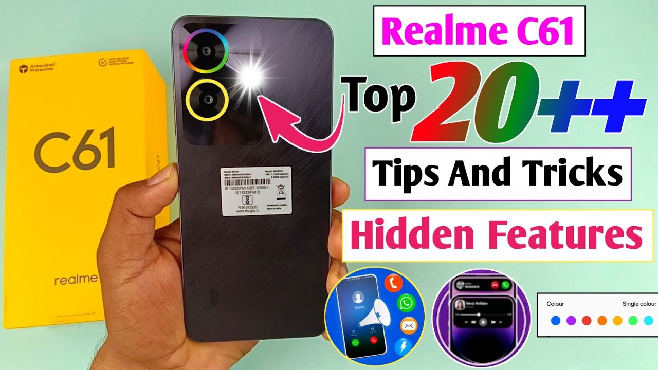 Realme C61 Tips And Tricks / Realme C61 Top 20++ Hidden Features / realme c61 special features 