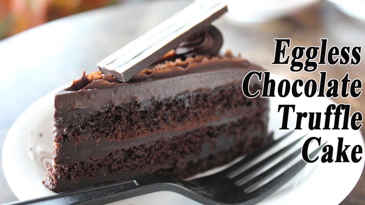 Chocolate Truffle Cake | Eggless Chocolate Dessert Recipe | Madhurasrecipe