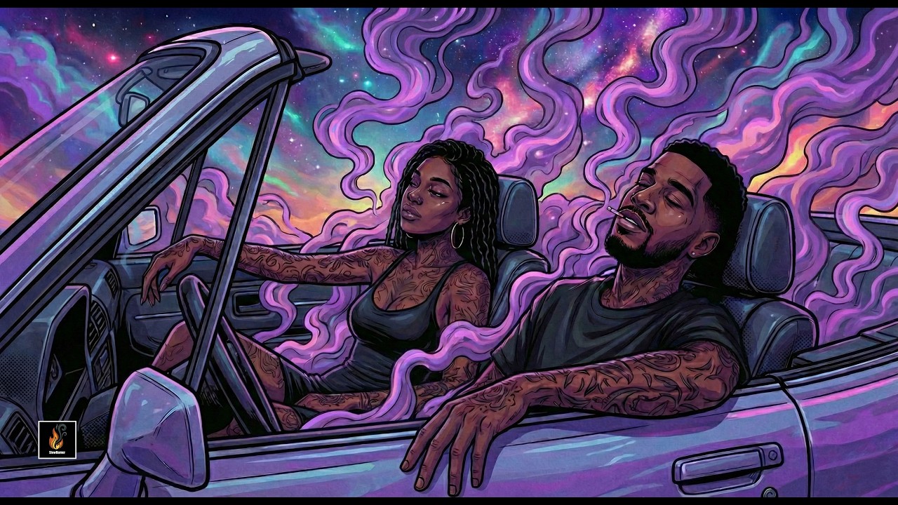 midnight escape 🌌  Playlist — 420 Vibe Music | Lo-fi Chill  Rap • Bluesy Hip-Hop
