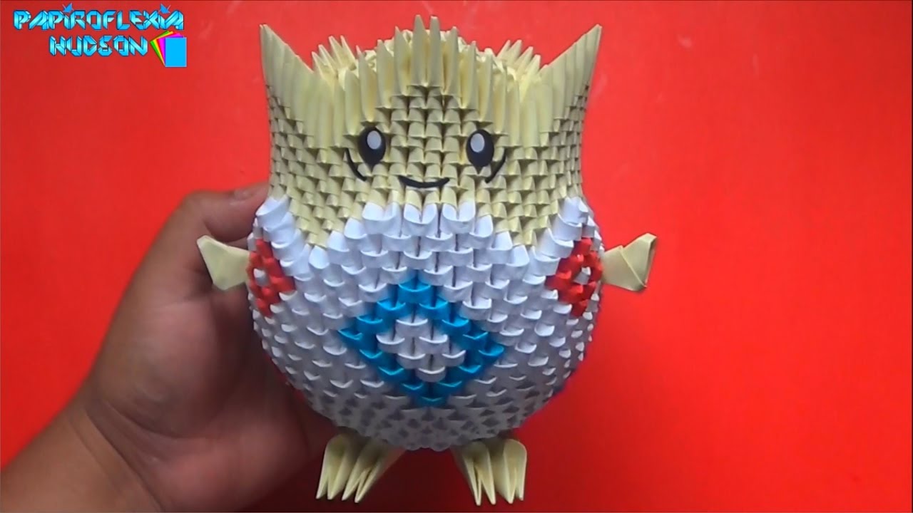 Origami 3D Togepi (Pokemon)