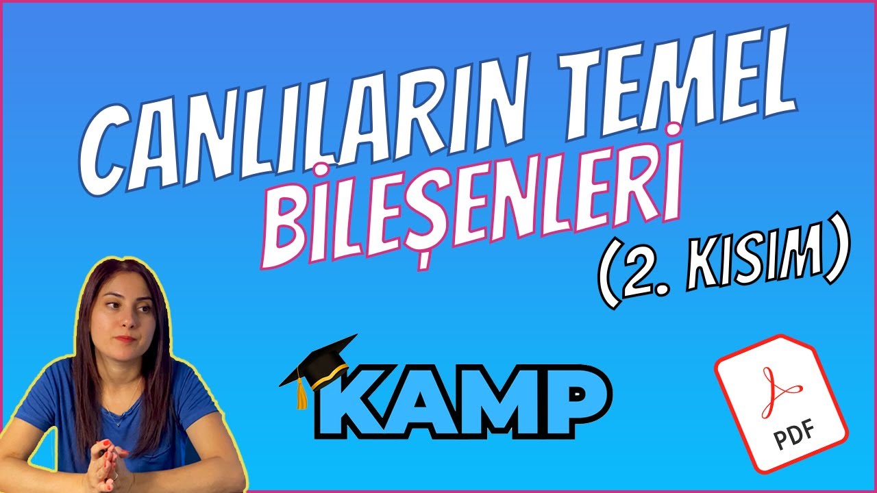 CANLILARIN TEMEL BİLEŞENLERİ (2. KISIM) FULL TEKRAR TYT 2025