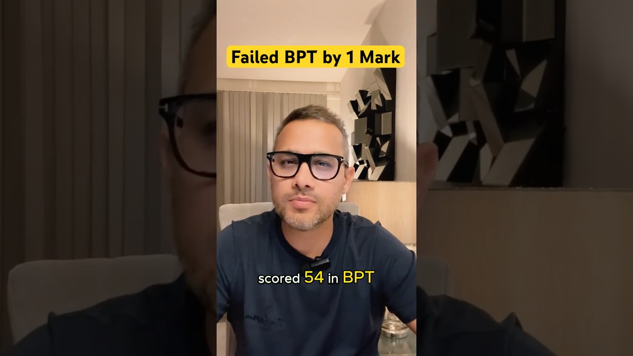 Why you keep scoring 54 in BPT Exam ICAEW ACA? #aca #icaew