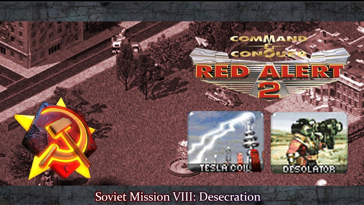 Red Alert 2 Soviet Mission VIII: Desecration เจตจำนงการทรยศ บุกทำเนียบขาวยึดคืนมา